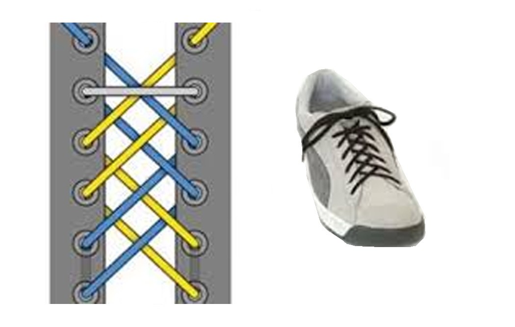 Как зашнуровать кроссовки: 10 способов на каждый день - 9 | mebo.com.ua