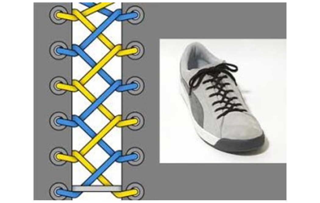 Как зашнуровать кроссовки: 10 способов на каждый день - 10 | mebo.com.ua