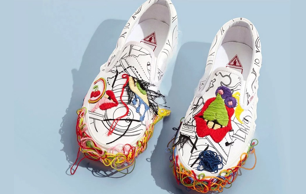 Marc Jacobs поразил мир моды спортивной обуви своей ошеломительной коллекцией Vans Slip-On