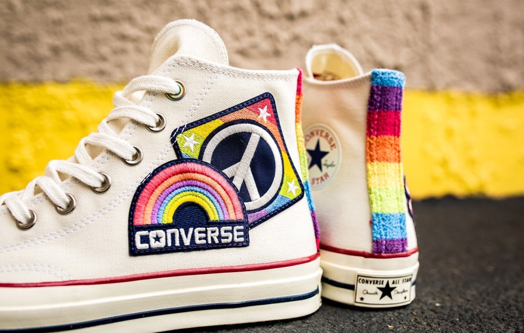 Happy hippie converse best sale