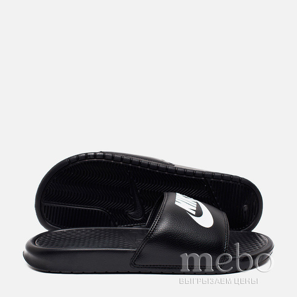 Шльопанці Nike Benassi JDI 343880-090: мужские Сланці і шльопанці - 2 | mebo.com.ua