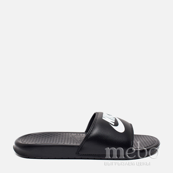 Шльопанці Nike Benassi JDI 343880-090: мужские Сланці і шльопанці