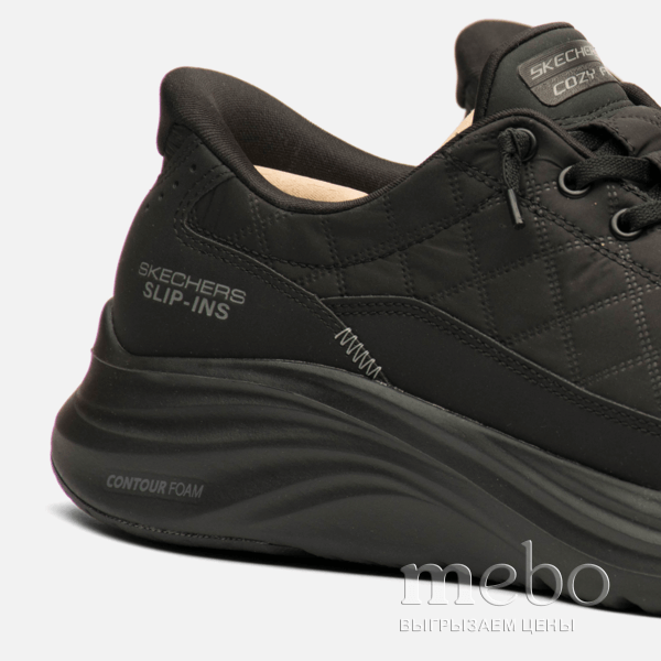 Кроссовки Skechers Slip-Ins Contour Foam Cozy 232619-BBK: мужские Кросівки - 5 | mebo.com.ua